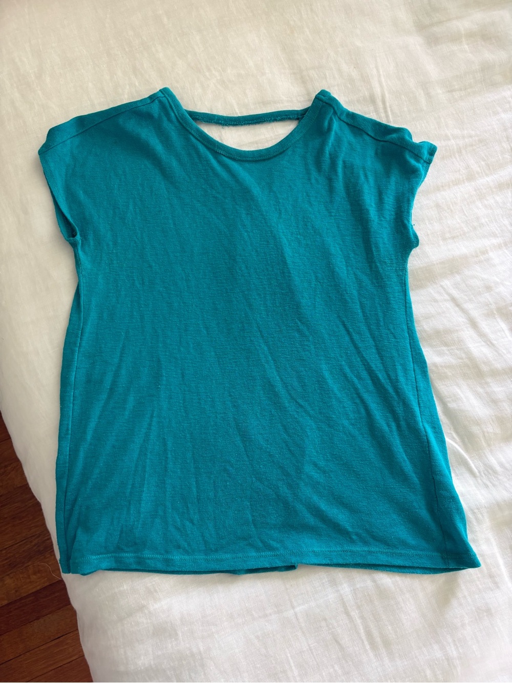 Athleta Girl Teal Crewneck Tee
